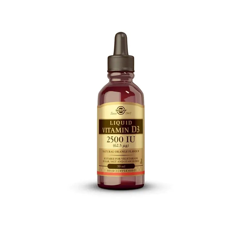 Solgar Vitamine D3 liquide 2500 UI, 59 ml