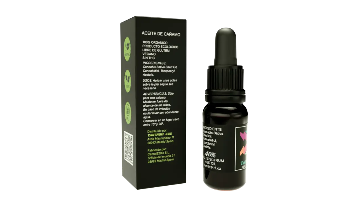 Tantrum Full Spectrum CBD Oil 40% Mct, 10 ml