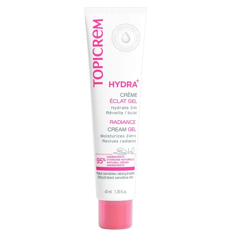 Topicrem Hydra+ Gel Hydratant Illuminant, 40 ml