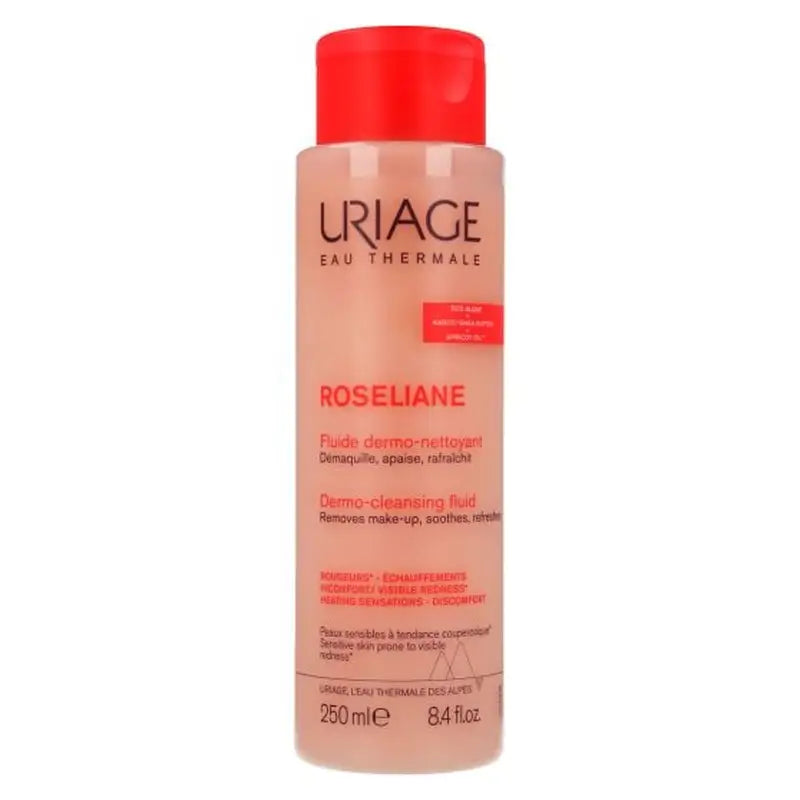 Uriage Roséliane Fluide dermo-nettoyant, 250 ml