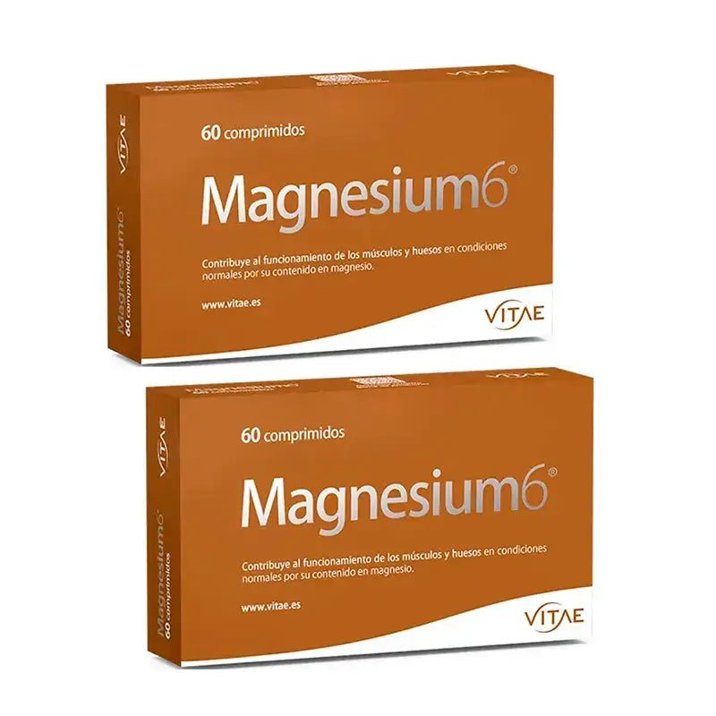 Vitae Magnesium6 Pack 2 x 60 comprimés