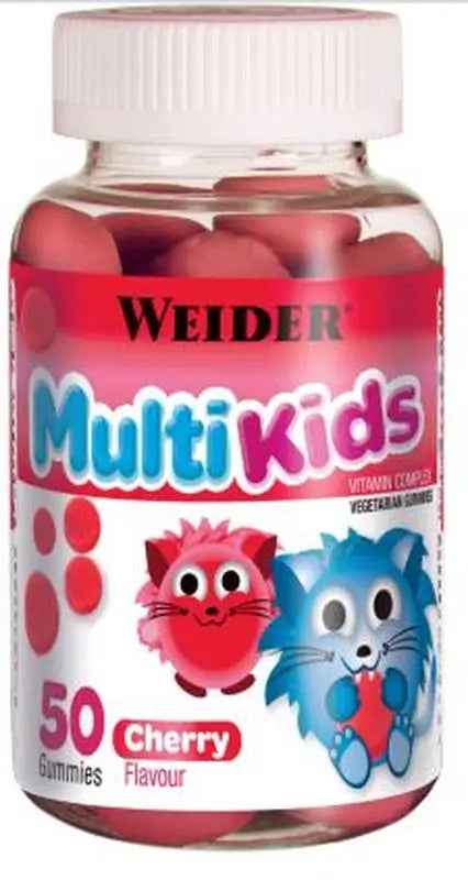 Weider Gummy Up Revolution Multikids Up Cherry, 50 Gom