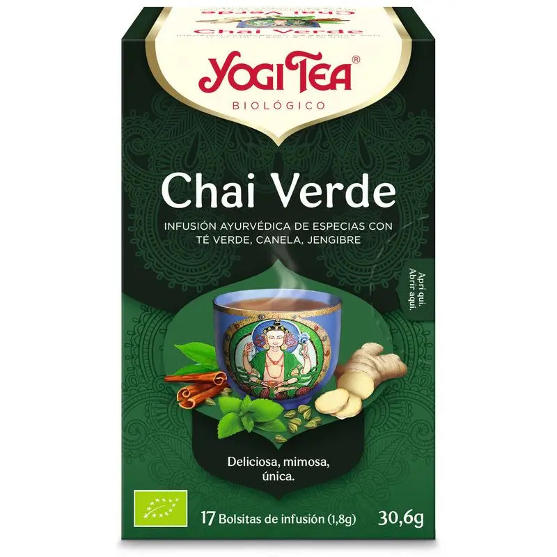 Yogi Tea Yogi Tea Green Chai Tea, 17 Sachets de 30 Gr
