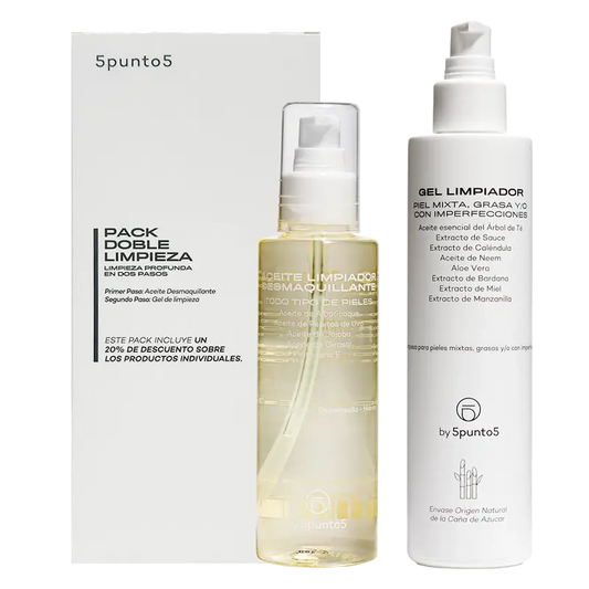5Punto5 Double Cleansing Pack Peau mixte/grasse, 400 gr