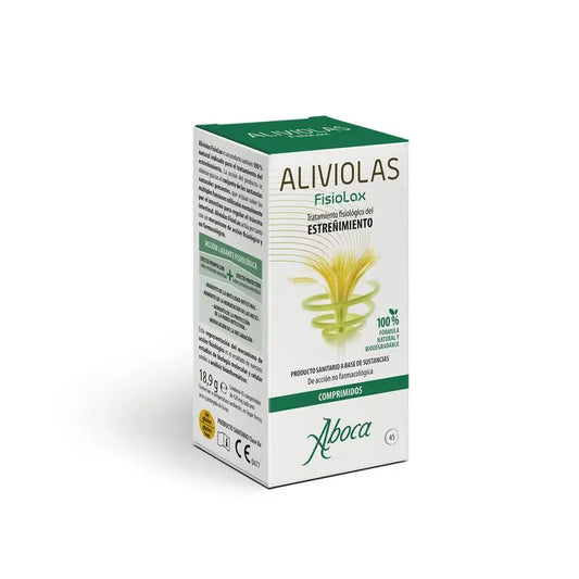 Aboca Aliviolas Fisiolax Constipation, 45 Comprimés