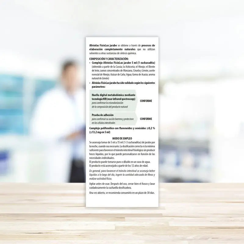 Aboca Aliviolas Fisiolax Sirop Constipation, 180 g