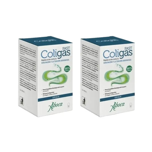Aboca Coligas Fast Bottle, 2X50 Capsules