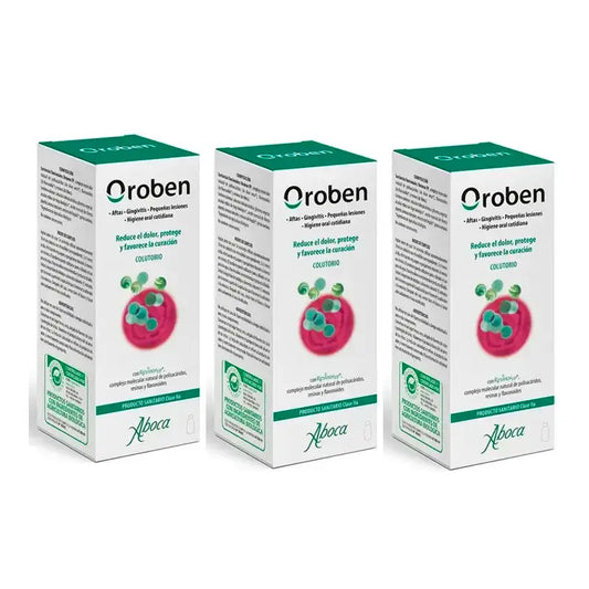 Aboca Oroben Aftagen Bain de bouche, 3x150 ml