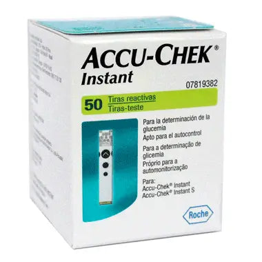 Accu-Chek Instant Blood Glucose Test Strips 50 Units
