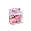 Acofar Acofarbaby Anatomical Soother + Chain + Soother Holder Pink Colour 0-6 Months