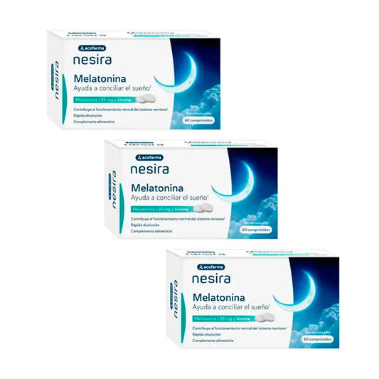 Acofar Acofarvital Melatonin 1.95 mg Pack 3 x 60 comprimés