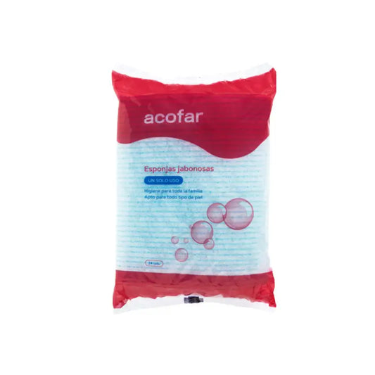 Acofar Disposable Soapy Soap Sponge 24 pcs.
