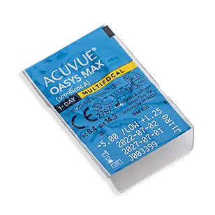 Acuvue 1 Day Oasys Max Daily Multifocal Lenses , 30 unités