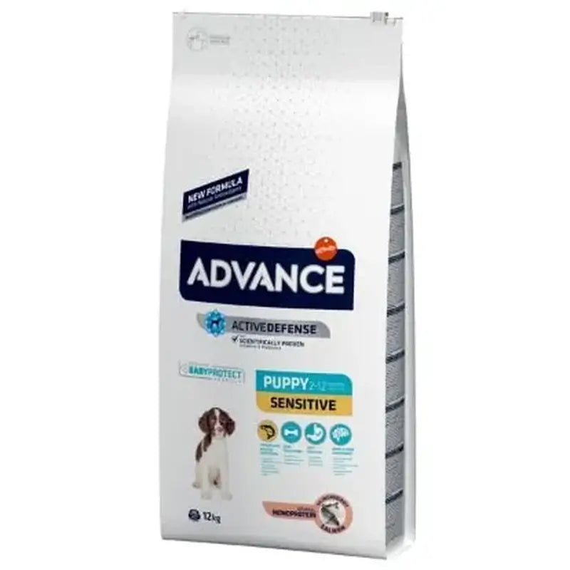 Advance Canine Puppy Sensitive Salmon 12Kg, nourriture pour chiens