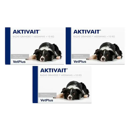 Aktivait Chiens de Grande Race Blister, Pack 3 x 60 Comprimés