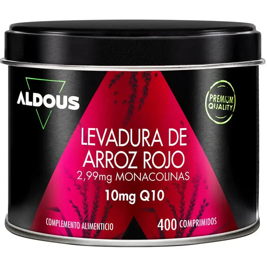 Aldous Bio Aldous Red Yeast Rice With Coenzyme Q10 , 400 comprimés