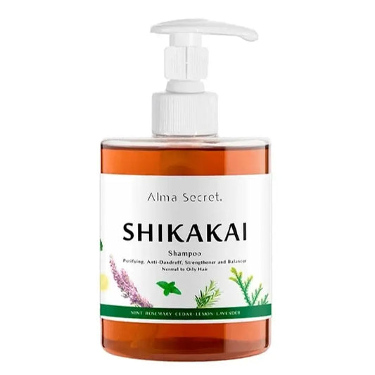 Shampooing Shikakai d'Alma Secret (chute de cheveux, graisse, pellicules et dermatite)