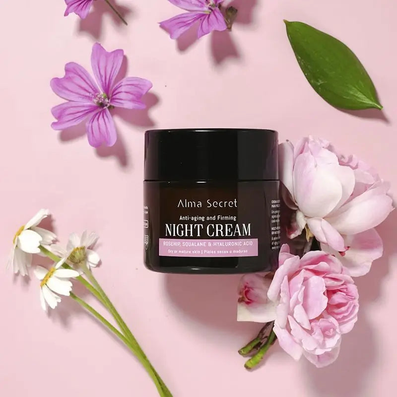 Alma Secret Anti-Age Repairing Night Cream R. Mosqueta, Squalane & Hyalur.
