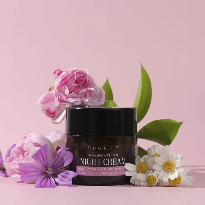 Alma Secret Anti-Age Repairing Night Cream R. Mosqueta, Squalane & Hyalur.