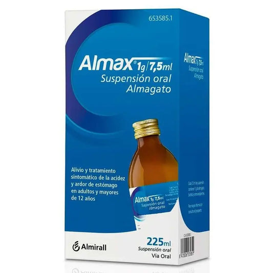 Almax 1 g/7,5 ml Suspension orale 225 ml