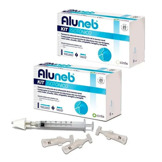 Kit isotonique Aluneb, paquet de 2 x 15 flacons