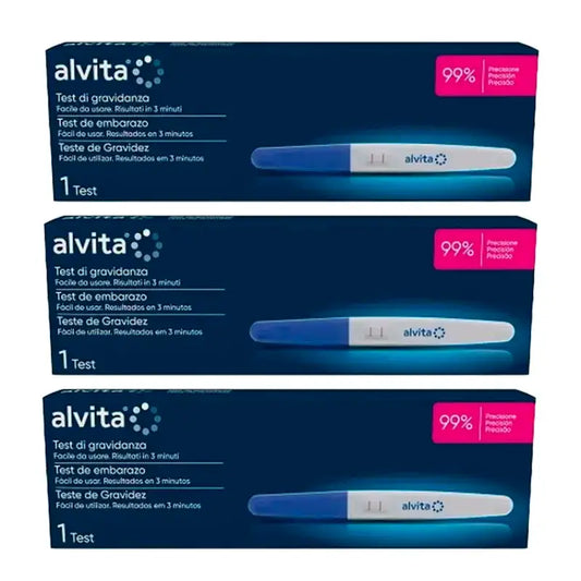 Alvita Pregnancy Test Pack 3 unités
