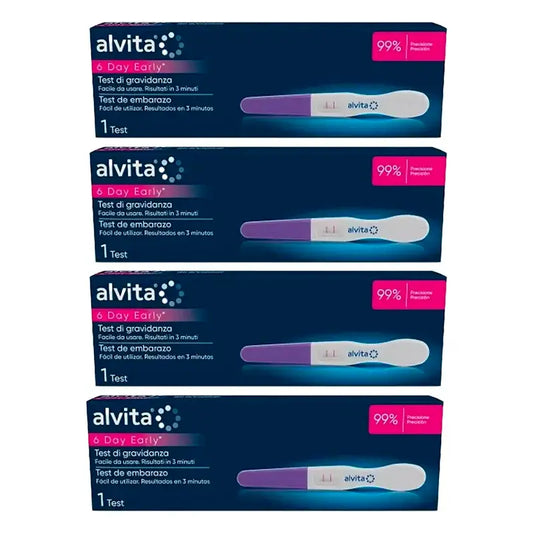 Alvita Ultrasensitive Pregnancy Test Pack 4 unités