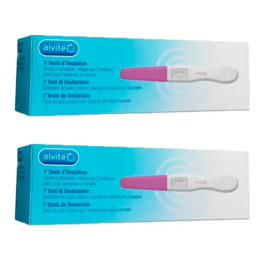 Test d'ovulation Alvita, paquet de 2 x 7 unités