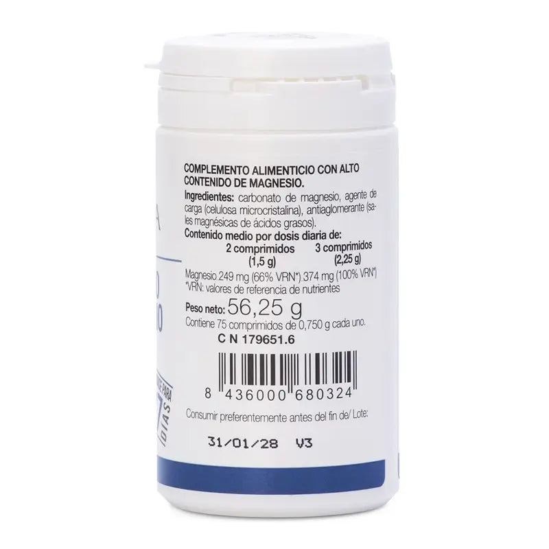 Ana Maria Lajusticia Carbonate de magnésium, 75 comprimés