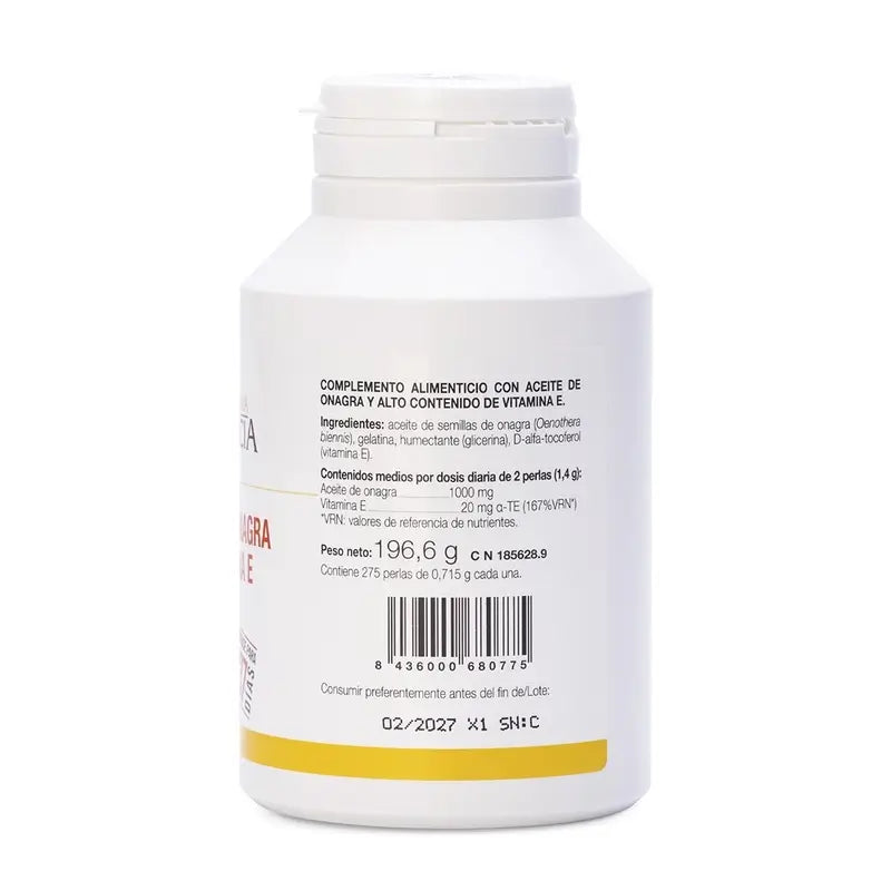 Ana Maria Lajusticia Huile d'Onagre + Vitamine E, 275 softgels