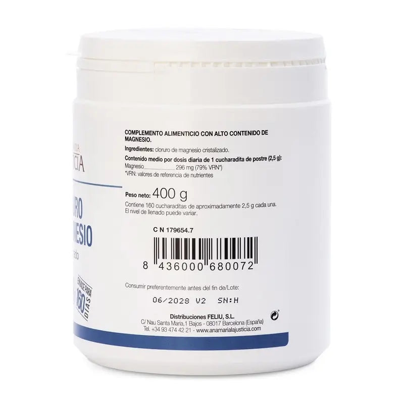 Ana Maria Lajusticia Chlorure de magnésium cristallisé, 400 g