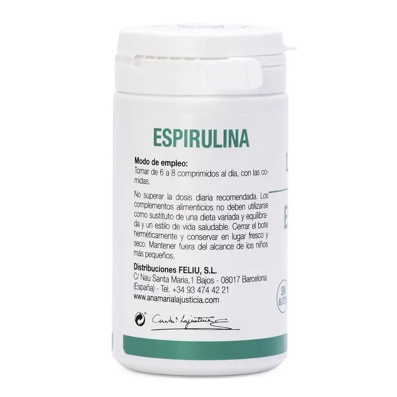 Ana Maria Lajusticia Spiruline, 160 comprimés