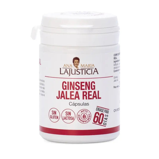 Ana Maria Lajusticia Ginseng avec Gelée Royale, 60 gélules