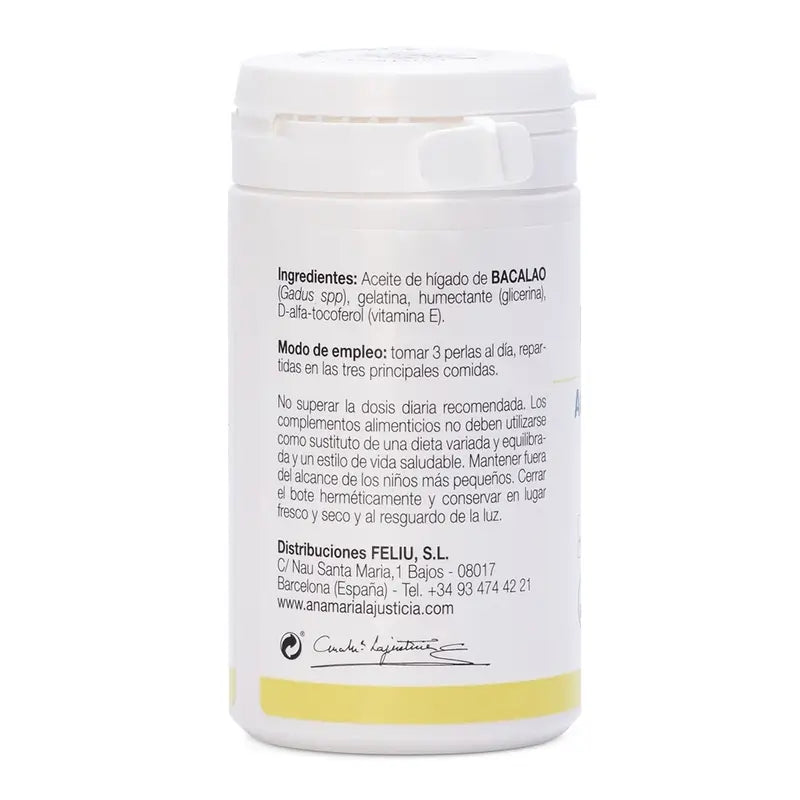 Ana Maria Lajusticia Huile de Foie de Morue 90 perles