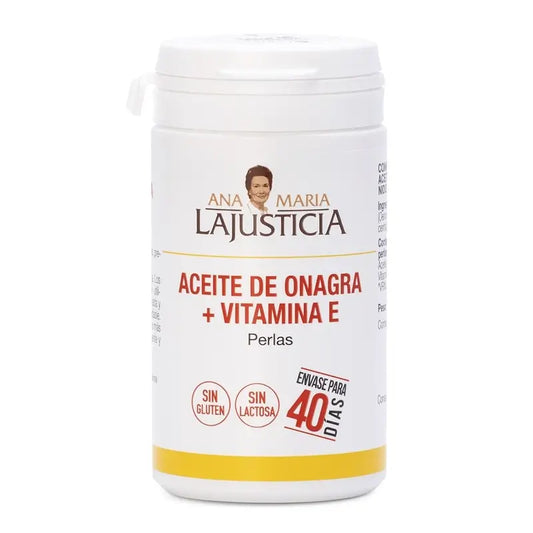 Ana Maria Lajusticia Huile d'Onagre + Vitamine E, 80 perles