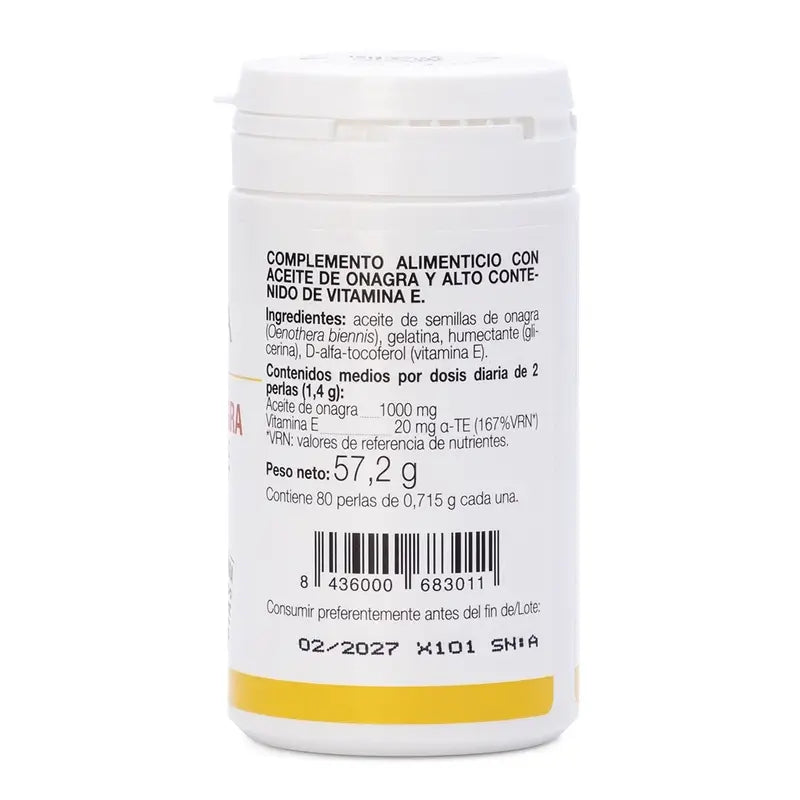 Ana Maria Lajusticia Huile d'Onagre + Vitamine E, 80 perles