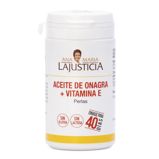 Ana Maria Lajusticia Huile d'Onagre + Vitamine E, 80 perles