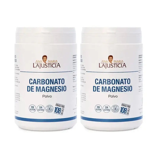 Ana Maria Lajusticia Carbonate de Magnésium, Paquet 2 x 130 Comprimés - Poudre