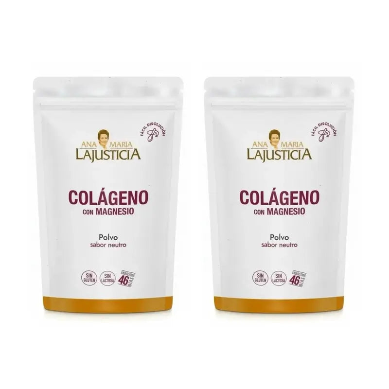 Ana Maria Lajusticia Collagen With Magnesium Doypack , 2x350 grammes