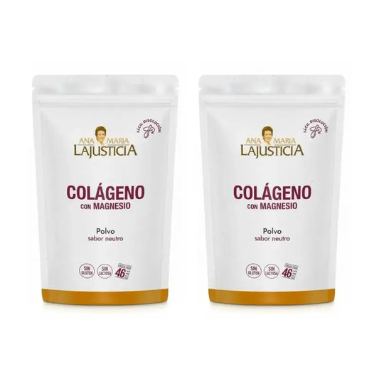 Ana Maria Lajusticia Collagen With Magnesium Doypack , 2x350 grammes
