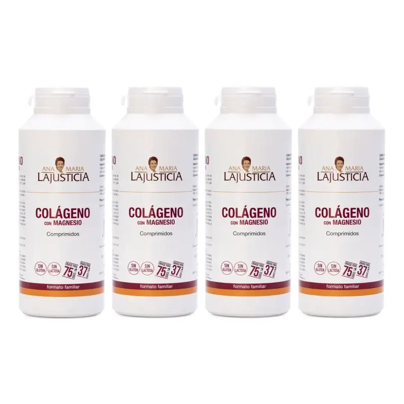 Ana Maria Lajusticia Collagen with Magnesium, Pack 4 x 450 comprimés