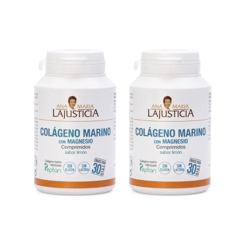 Ana Maria Lajusticia Collagène Marin avec Magnésium, 2X180 Comprimés