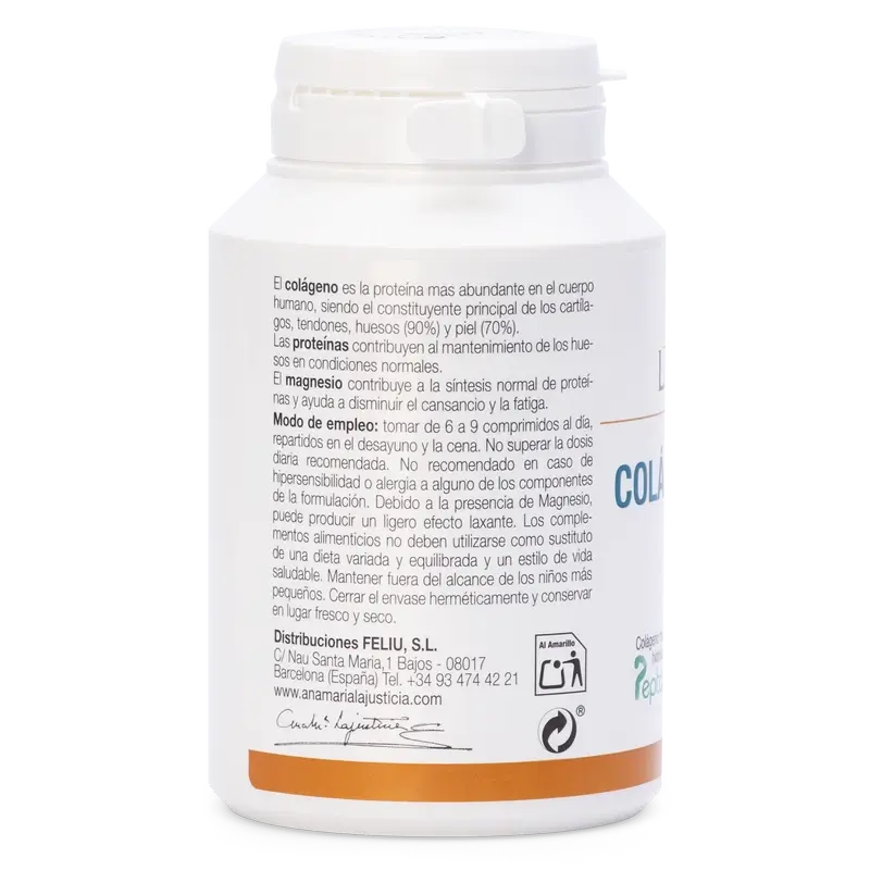 Ana Maria Lajusticia Collagène Marin avec Magnésium, 2X180 Comprimés