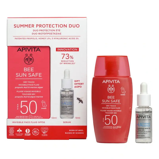Apivita Bee Sun Safe Fluid Dry Touch Spf50, 50 ml