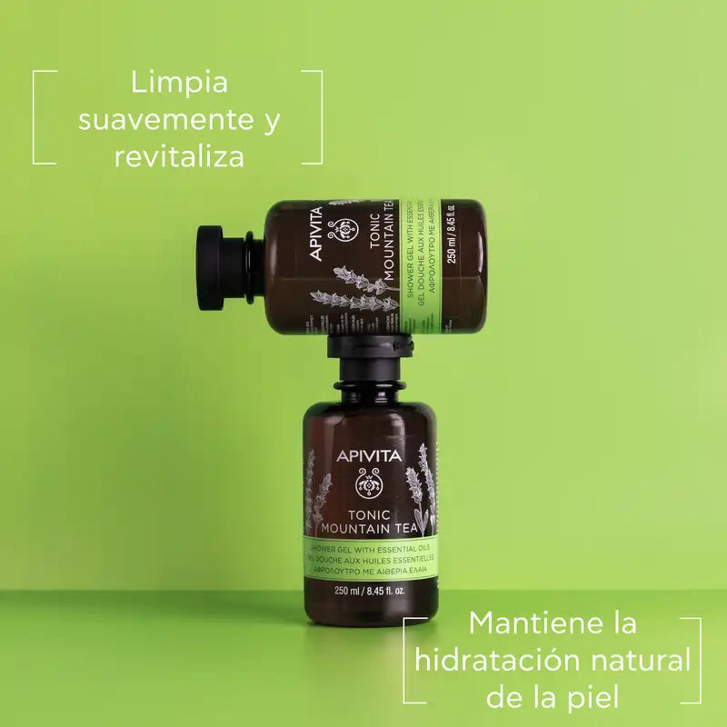 Apivita Mountain Tea Gel de bain au thé de montagne 250ml