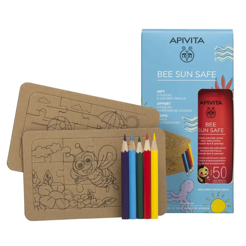 Apivita Hydra Sun Spray pour enfants Spf50 + cadeau gratuit