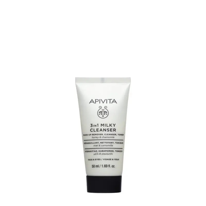 Apivita Cleansing Milk 3 In 1, 50 ml