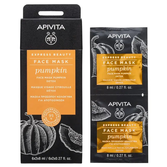 APIVITA Express Beauty Masque Détox à la citrouille