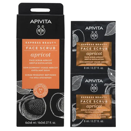 APIVITA Express Beauty Gel Peeling Doux à l'Abricot