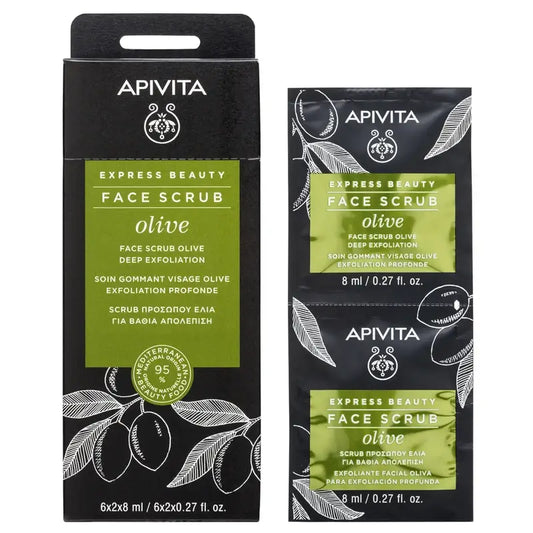APIVITA Express Beauty Crème exfoliante en profondeur à l'olive
